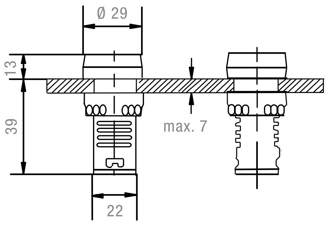 P 22 D 230 AC AM