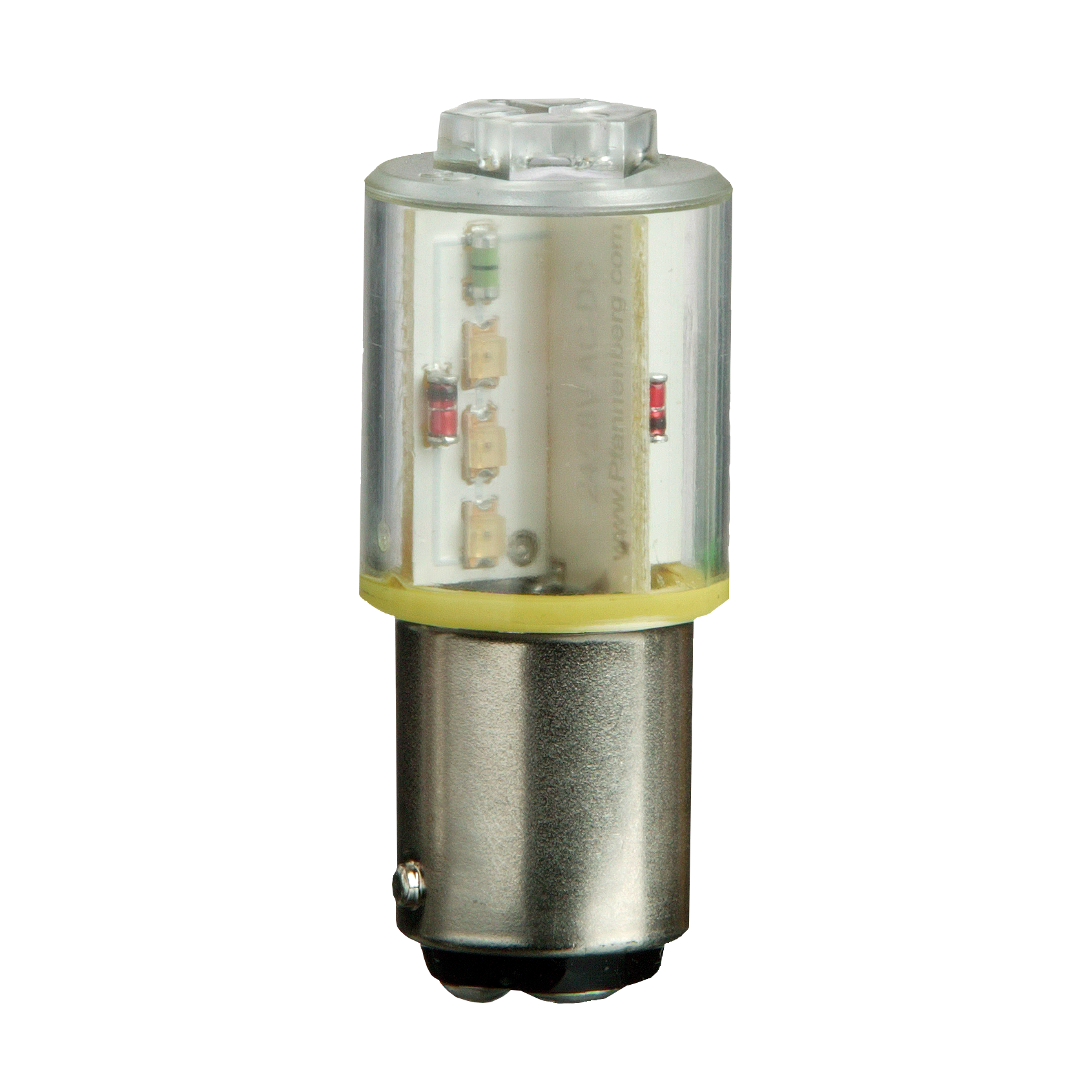 LED BR50 BA15d CL HI 115AC YE